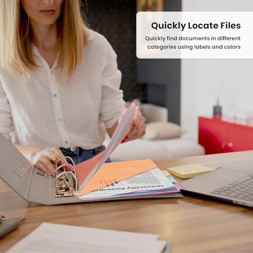 high-quality Taja 16 Count Dividers for 3 Ring Binder with Two Kit