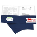 top-tier Zzrywuty 50 Packs Two Pocket File Folders with Business Essentials