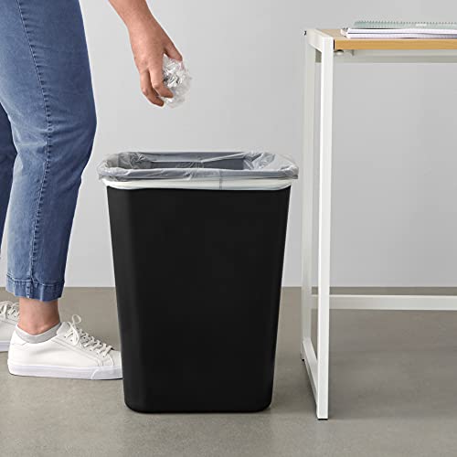Eco-Friendly Basics Rectangular Commercial Office Wastebasket, hassle-free to Clean, Space-Saving, 10 Collection