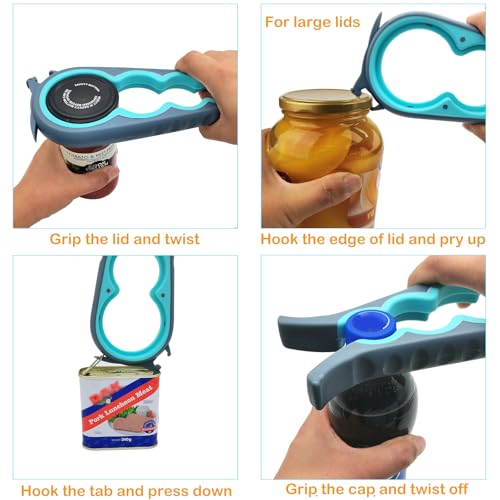 Classic Otstar Jar Opener Bottle Opener and Can Opener for for Daily Use
