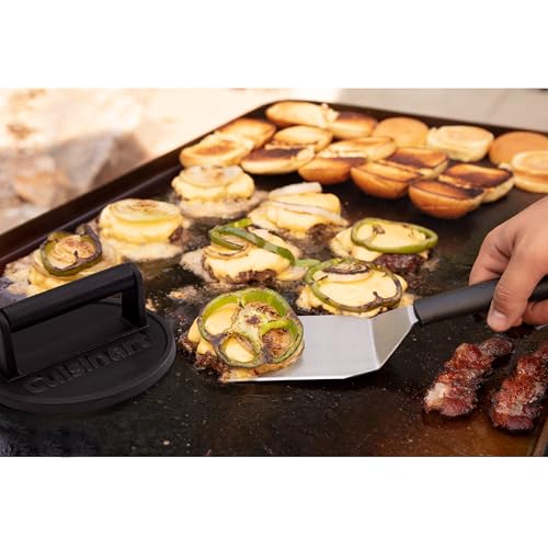 top-tier Cuisinart 6.5" Cast Iron Smashed Burger Press, Round Flat Collection