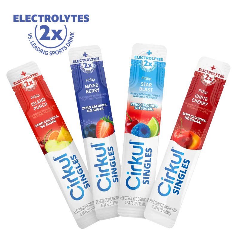 Natural Fruit Flavored 16-Pack  Singles FitSip Bundle J8XB - Sugar-Free Fruit Flavor Cartridge Refill - Default Title