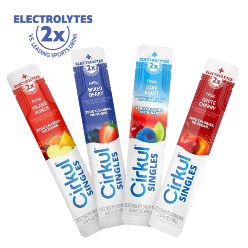 Natural Fruit Flavored 16-Pack  Singles FitSip Bundle J8XB - Sugar-Free Fruit Flavor Cartridge Refill - Default Title