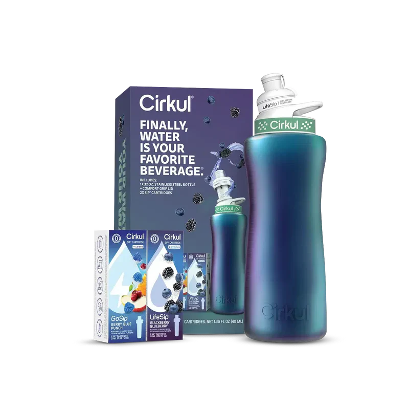 Sweet Treat Shaped 32oz. Chameleon Stainless Steel Bottle Starter Kit 95KR - Playful Star & Heart Shaped Geometric NeeDoh - Default Title
