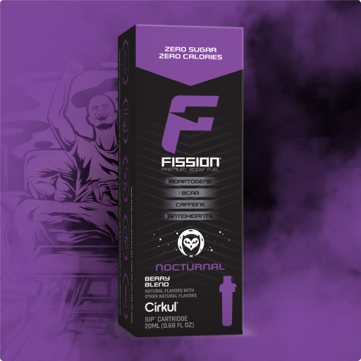 Vitamin-Infused Fission Nocturnal VZ4F - Zero-Calorie Multi-Flavor Sip Pods for Water Bottle - Default Title