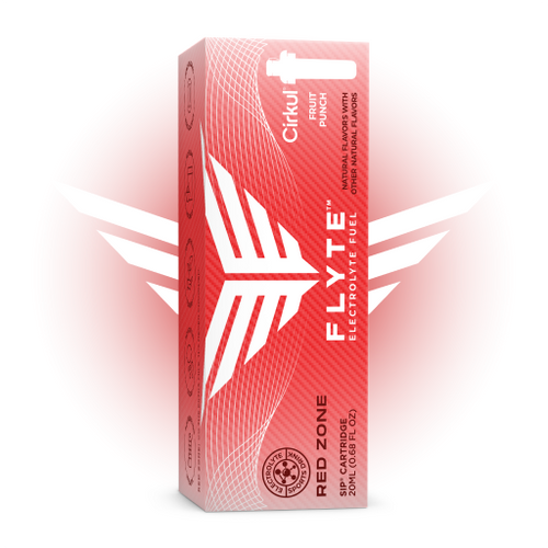 Natural Fruit Flavored Flyte Red Zone UKW7 - Electrolyte Hydration Enhanced Taste Cartridges - Default Title