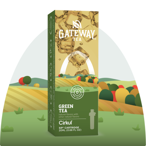 Refreshing Electrolyte Gateway Green Tea P45Z - Zero-Calorie Multi-Flavor Sip Pods for Water Bottle - Default Title