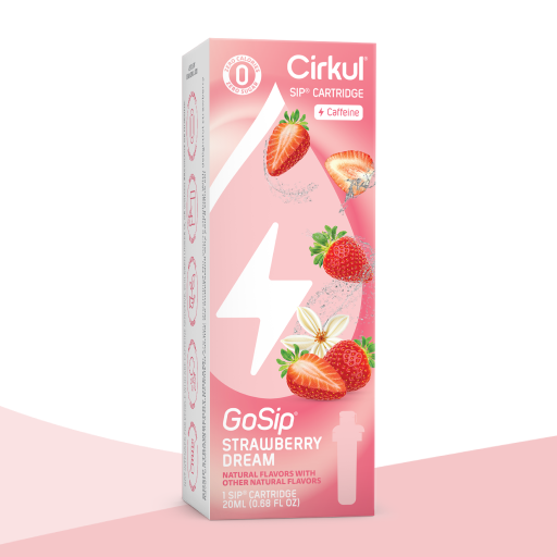 Refreshing Electrolyte GoSip Strawberry Dream OAF9 - Zero-Calorie Multi-Flavor Sip Pods for Water Bottle - Default Title