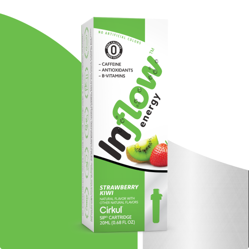 Sugar-Free Inflow Energy Strawberry Kiwi H4WK - Zero-Calorie Multi-Flavor Sip Pods for Water Bottle - Default Title