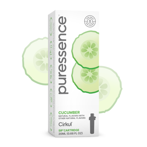 Zero-Calorie Puressence Cucumber (Unsweetened) 5WHH - Vitamin-Infused Natural Refreshing Flavor Core - Default Title